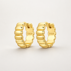 Sculpted Square Hoops