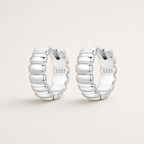 Sculpted Square Hoops