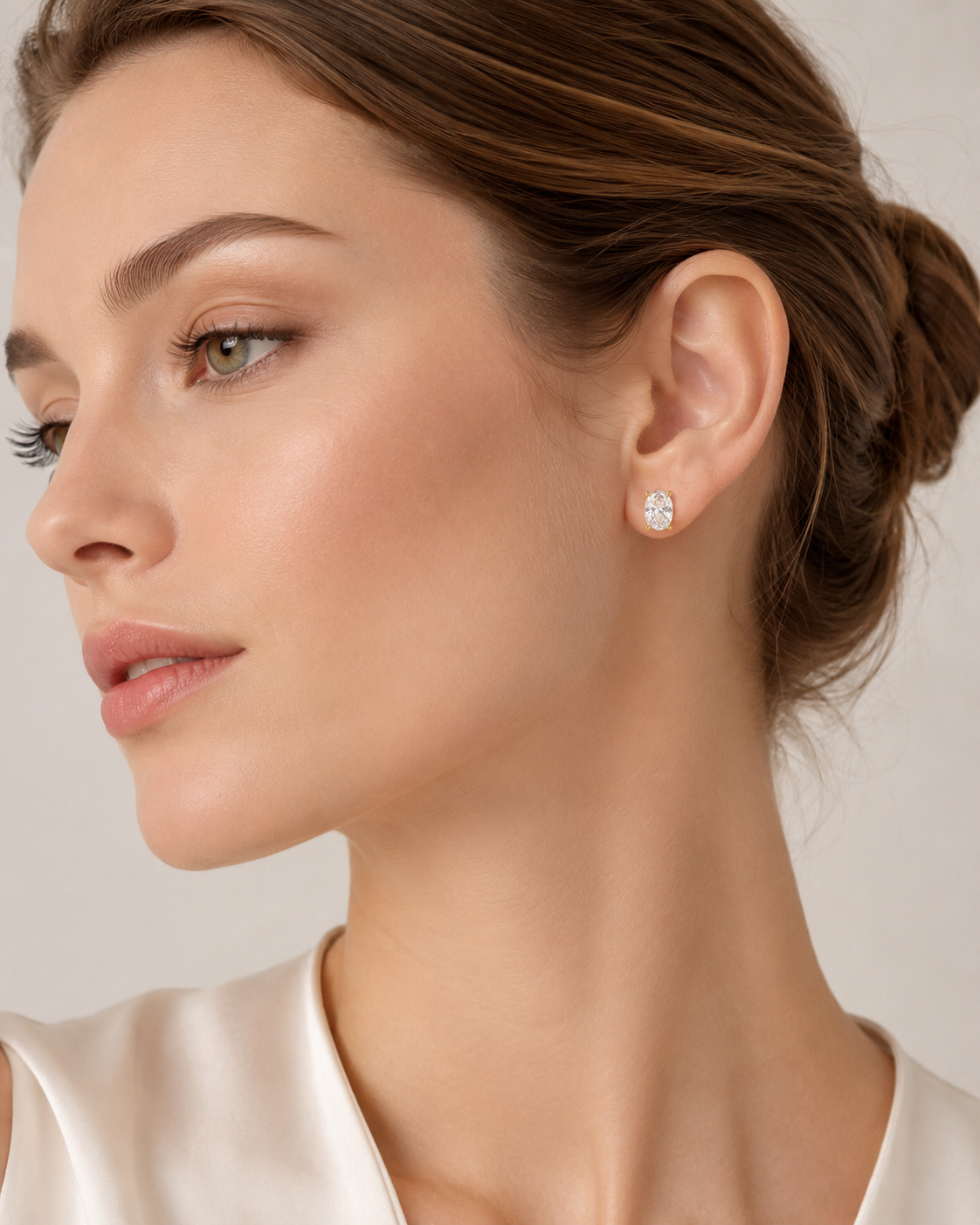 Oval Lumière 925 Earrings