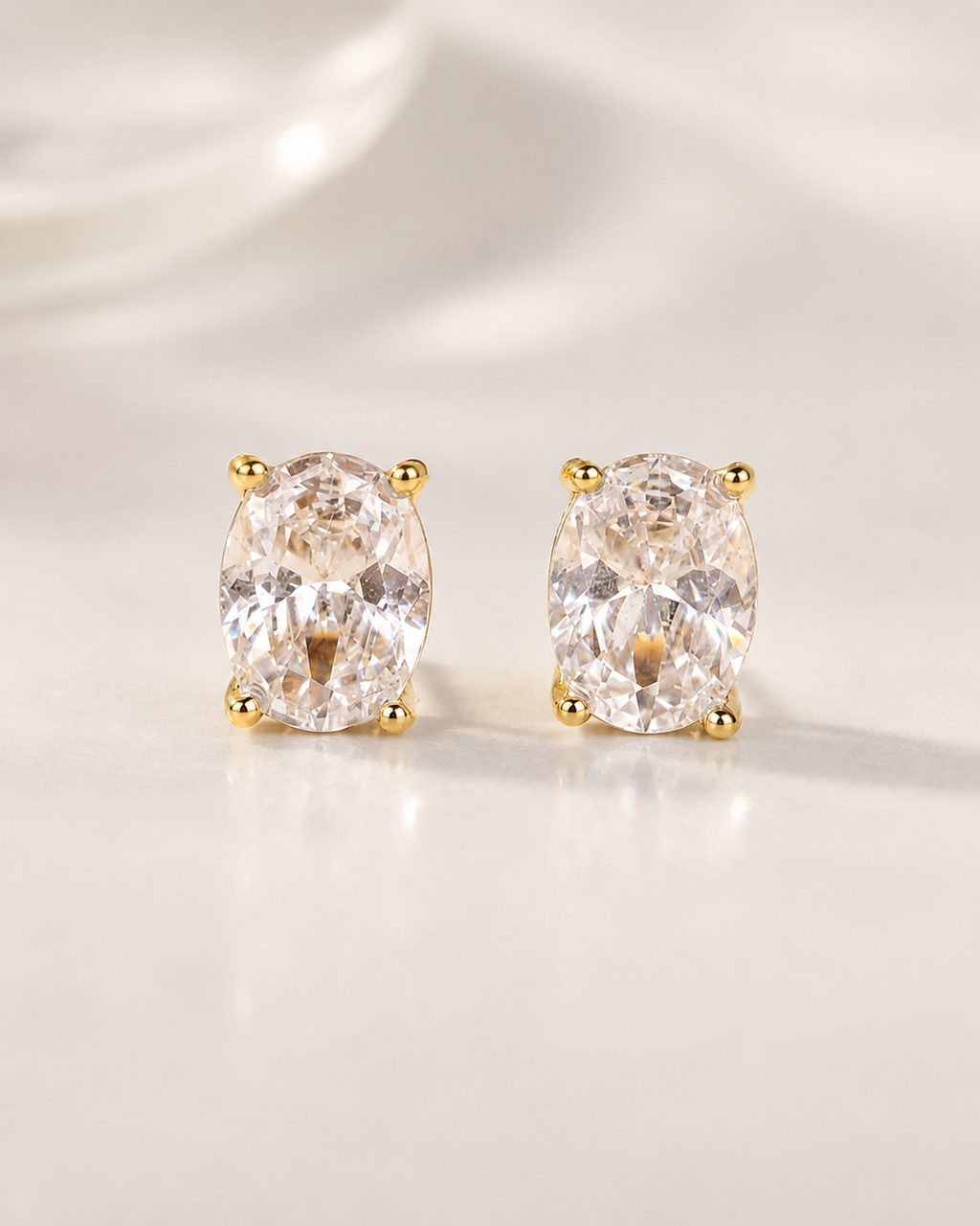 Oval Lumière 925 Earrings