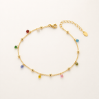 Rainbow Lumière 925 Sterling Silver Anklet
