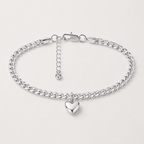 Cuban Heart Anklet