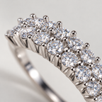 1.4ct Round Moissanite Ring in 925 Sterling Silver – Elegant Solitaire
