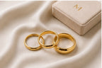 Elegant Minimalist Gold Rings Set