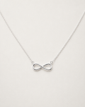 Infinity Stainless Steel Pendant Choker Necklace