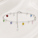 Rainbow Lumière 925 Sterling Silver Anklet