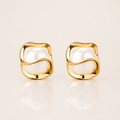 8 mm Freshwater Pearl Gold-Plated Stud Earrings