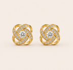 Knot of Light Zirkonia Ohrringe