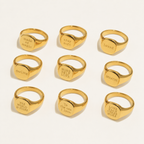 Elegant Gold Signet Ring
