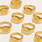 Elegant Gold Signet Ring