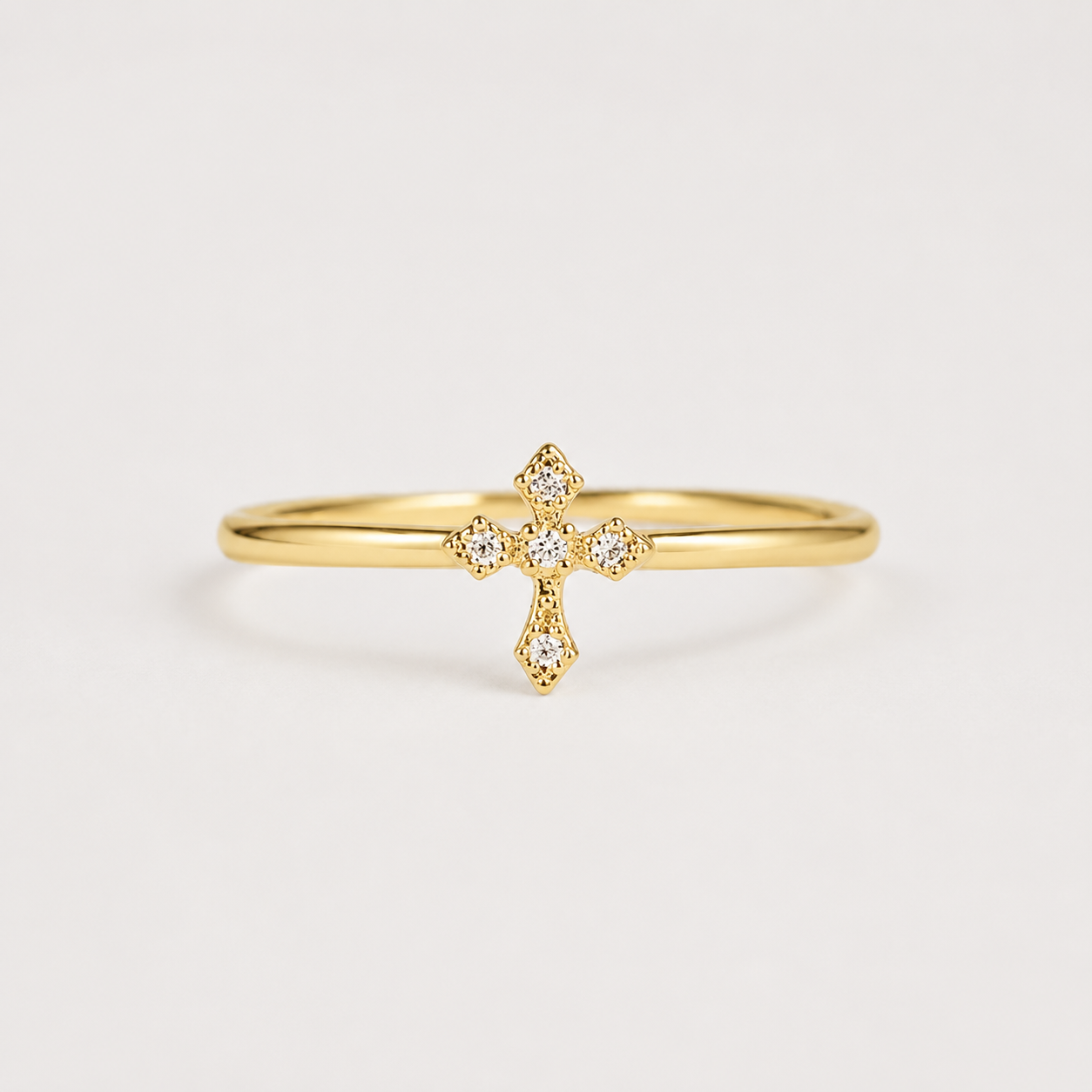 Tiny Cross Ring