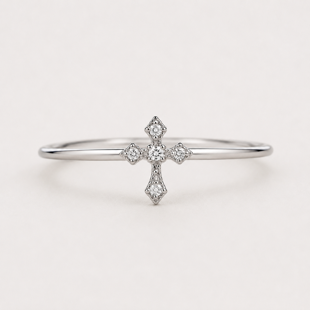 Tiny Cross Ring