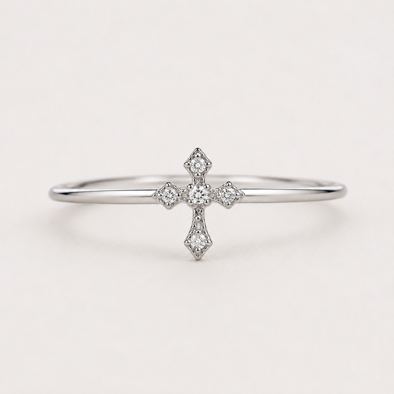 Tiny Cross Ring