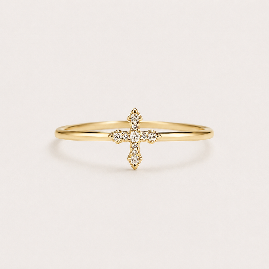 Tiny Cross Ring