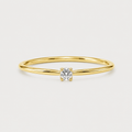 Classic Solitaire Cubic Zirconia Ring