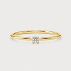 Classic Solitaire Cubic Zirconia Ring