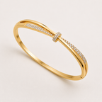 Geometrisches Edelstahlarmband
