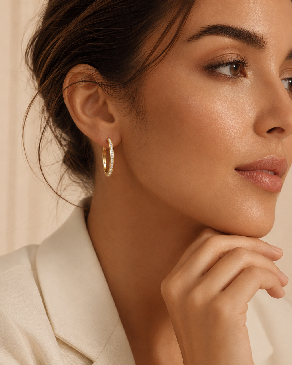 Éclat Princess Hoop Earrings