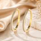 Éclat Princess Hoop Earrings