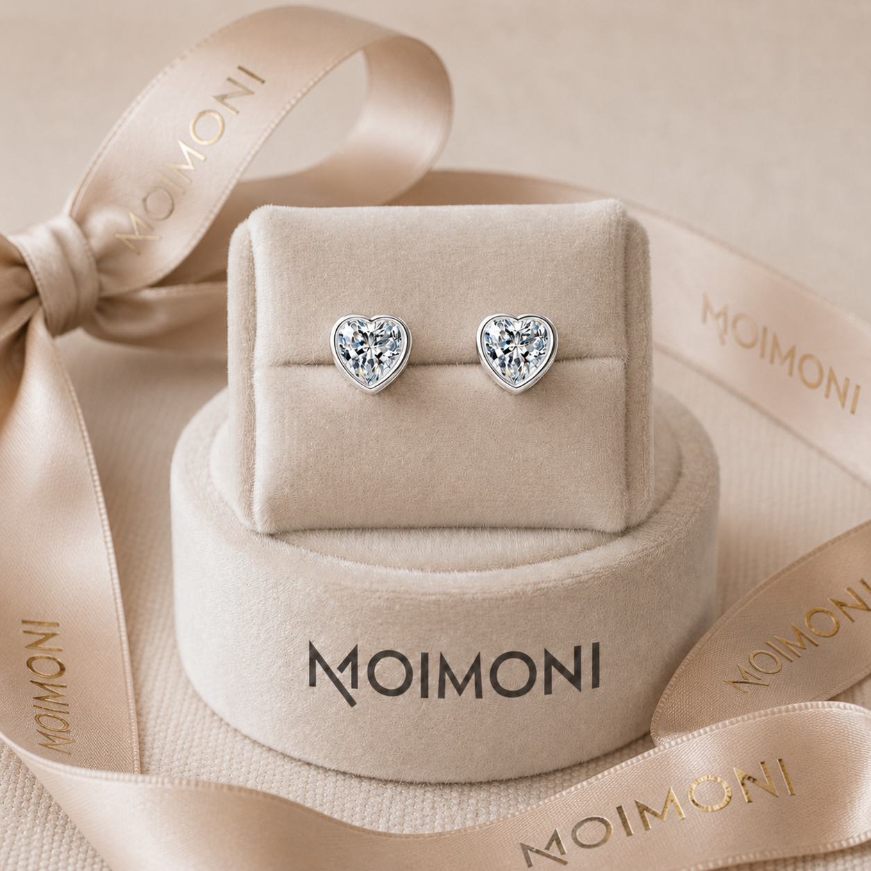 Cœur Lumière Hoop Earrings