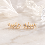 Éclat Smile Stud Earrings