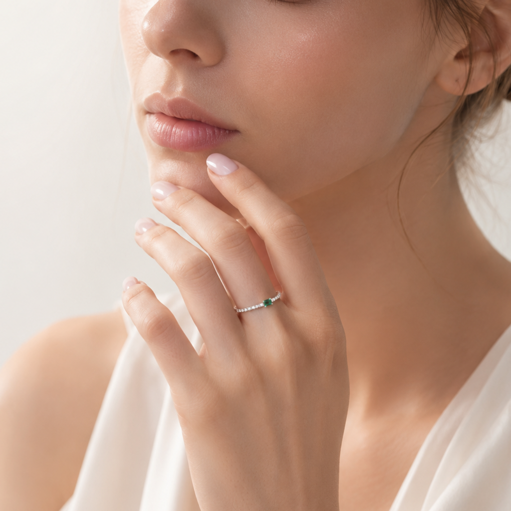 Éclat Géométrique 925 Ring