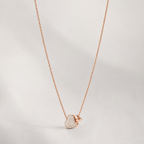 Halskette mit Pavé-Herz aus 925er Sterlingsilber