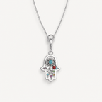 925er Silber Fatima Hand Kette