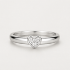 Amora Heart Ring in 925 Sterling Silver
