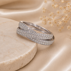 Éclat Croisé 925 Ring