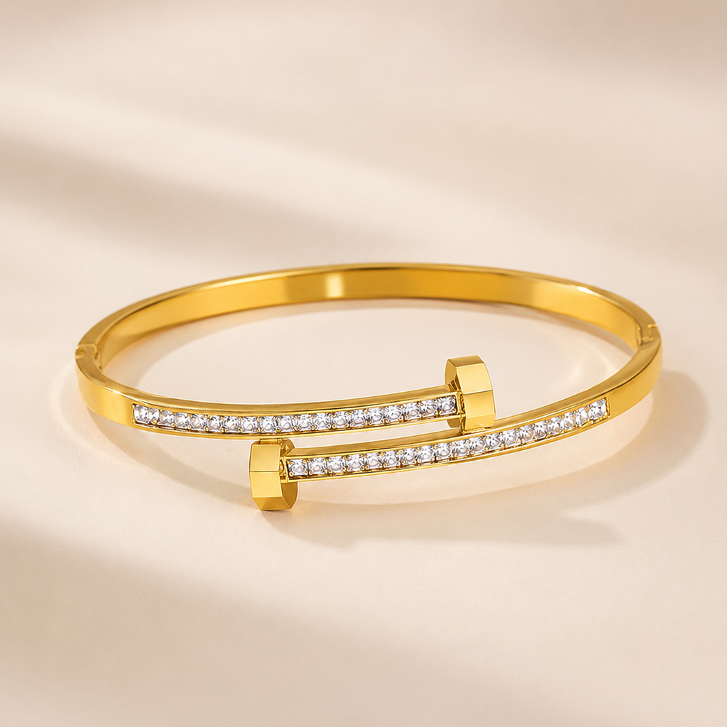 Geometric Stainless Steel Bracelet