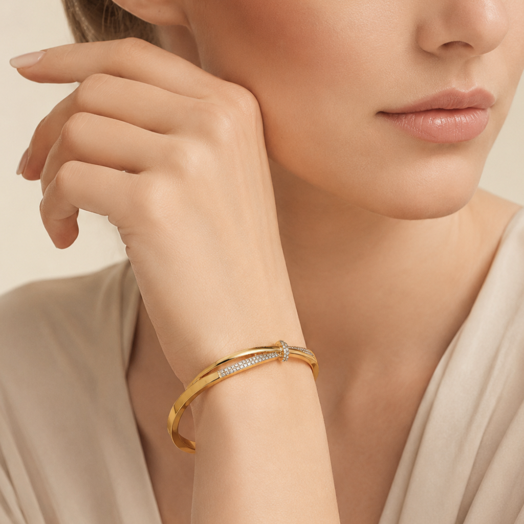Geometric Stainless Steel Bracelet
