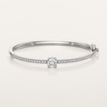 Lumière Cubic Zirconia Copper Alloy Bangle