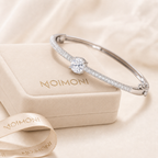 Lumière Cubic Zirconia Copper Alloy Bangle