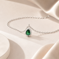 Lumière Teardrop Zircon Necklace