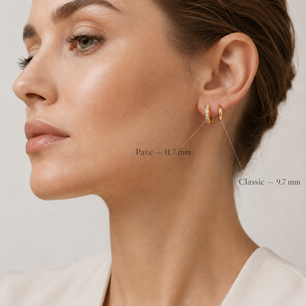 Elegant Gold Hoop Earrings