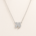 Lumière Clover Crystal Necklace