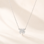 Lumière Clover Crystal Necklace
