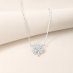 Lumière Clover Crystal Necklace