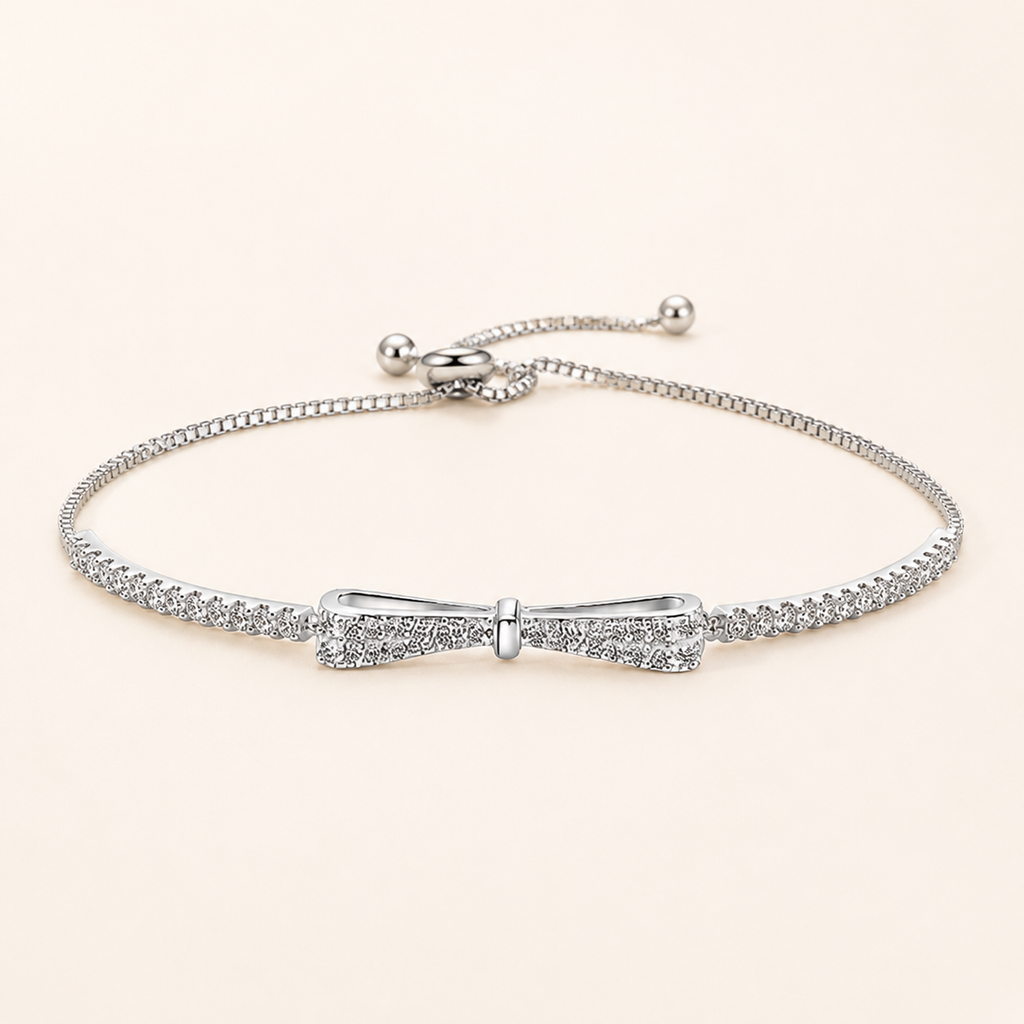 Bow Lumière Bracelet in 925 Sterling Silve