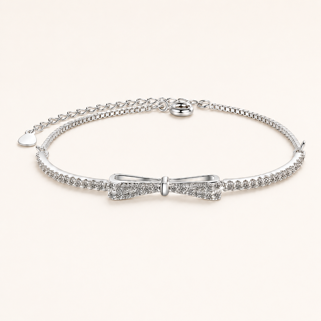 Bow Lumière Bracelet in 925 Sterling Silve