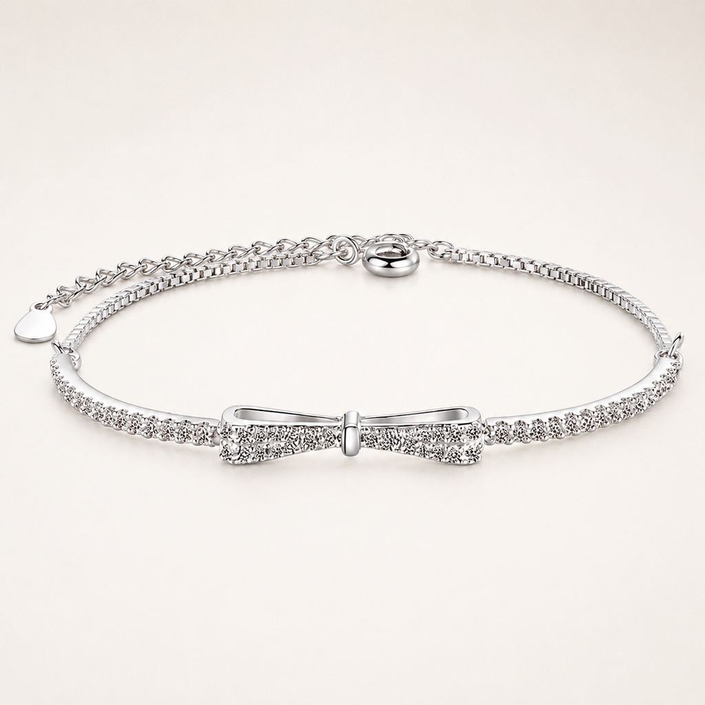 Bow Lumière Bracelet in 925 Sterling Silve