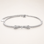 Bow Lumière Bracelet in 925 Sterling Silve