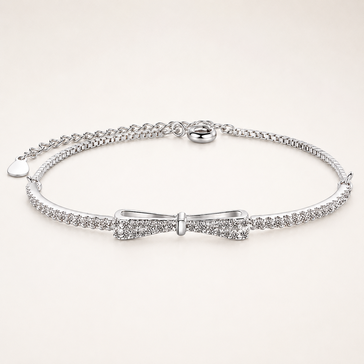 Bow Lumière Bracelet in 925 Sterling Silve
