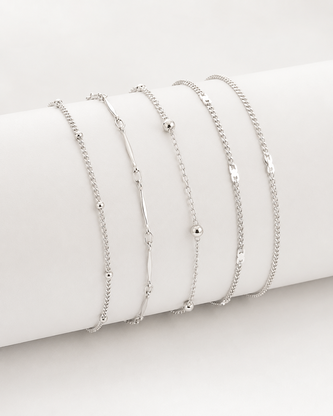 Riviera Minimal Anklet Set