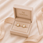 8 mm Freshwater Pearl Gold-Plated Stud Earrings