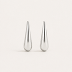 Minimalist Water Drop Earrings in Stainless Steel