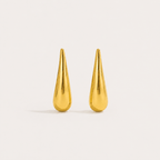 Minimalist Water Drop Earrings in Stainless Steel