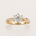 Classic Gold Cubic Zirconia Eternity Ring