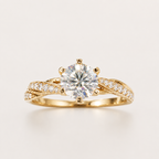 Classic Gold Cubic Zirconia Eternity Ring